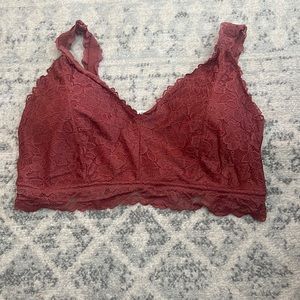 Burnt orange size 3x lace bandeau from Maurices